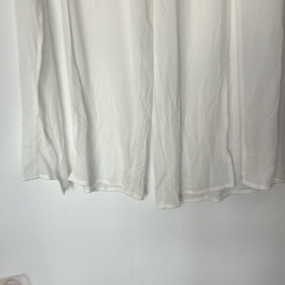 NEW Kona Sol Swim Tie Front Cover Up Pants Side Split White Size XL - Picture 3 of 16